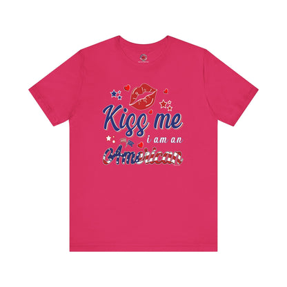 Kiss Me I Am An American T-Shirt The Devil's Pickle