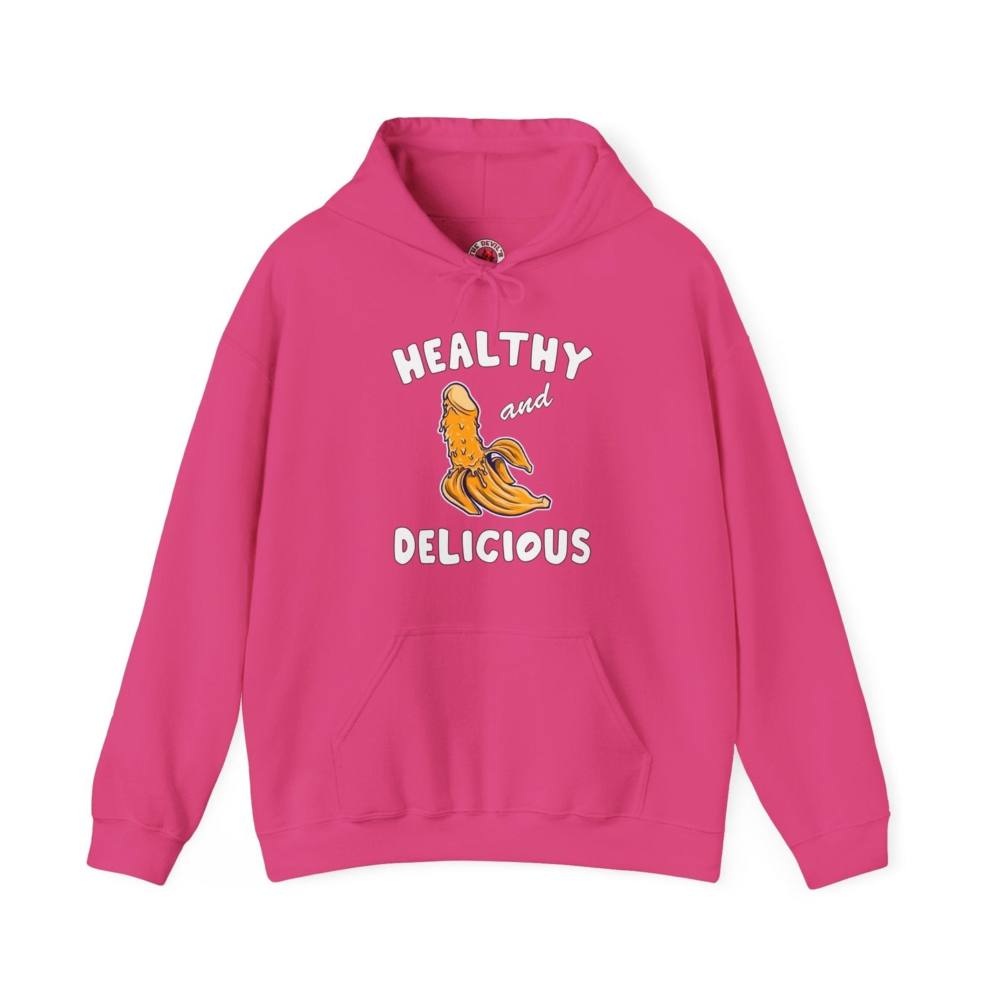 Healthy and Delicious Hooded Sweatshirt The Devil's Pickle