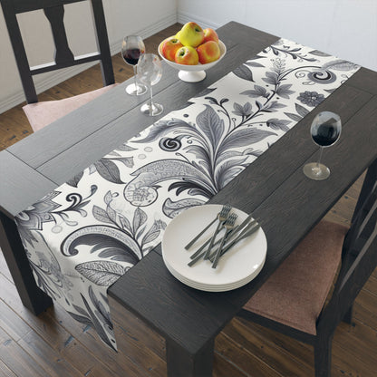 Elegant Floral Table Runner for Home Décor, Dining, Weddings, Parties, Outdoor Events, Gift Idea Grayceful LLC
