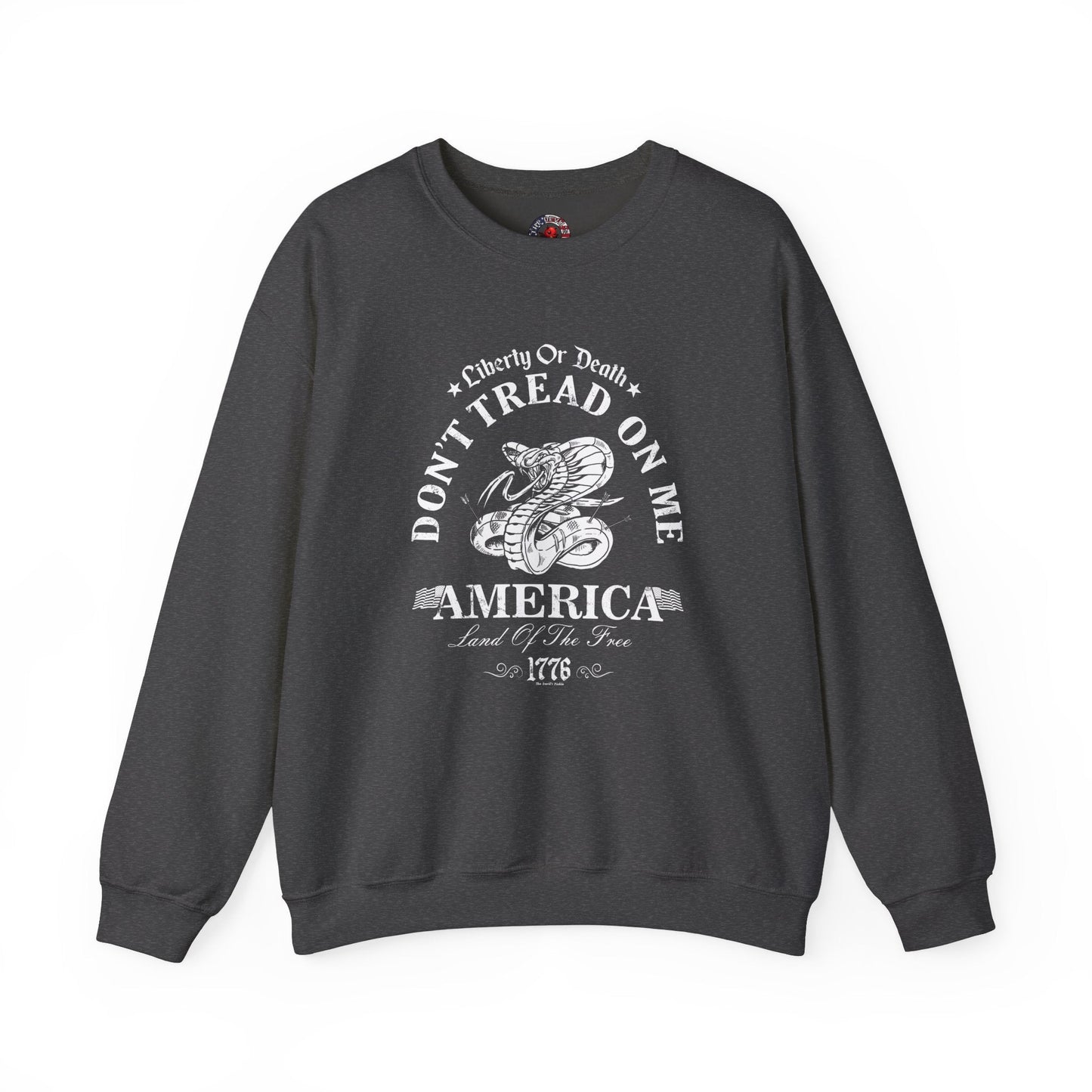 Don't Tread on Me Crewneck Sweatshirt The Devil's Pickle