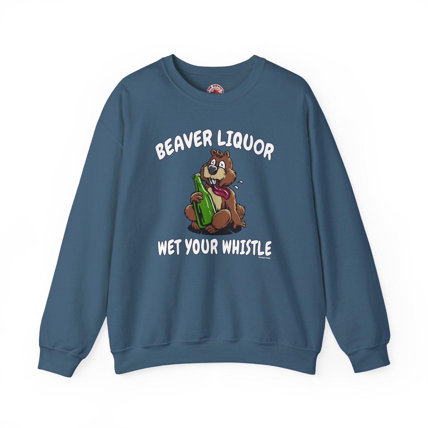 Beaver Liquor Crewneck Sweatshirt The Devil's Pickle