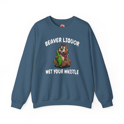 Beaver Liquor Crewneck Sweatshirt The Devil's Pickle