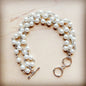 xxTriple Strand Pearl and Silver Bracelet Shop Style & More | Fresh Looks, Everyday Deals & Free Shipping