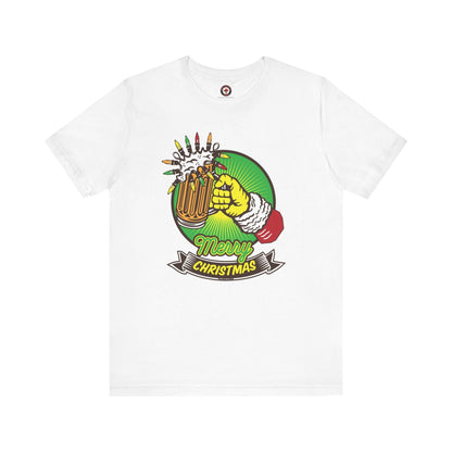 Merry Christmas Beer T-Shirt The Devil's Pickle