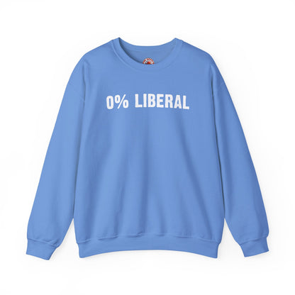 0% Liberal Crewneck Sweatshirt The Devil's Pickle