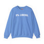 0% Liberal Crewneck Sweatshirt The Devil's Pickle