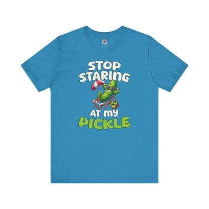 Stop Staring At My Pickle T-Shirt The Devil's Pickle