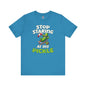 Stop Staring At My Pickle T-Shirt The Devil's Pickle
