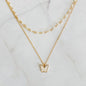 Layered Pearl Chain Butterfly Necklace Shop Style & More | Fresh Looks, Everyday Deals & Free Shipping