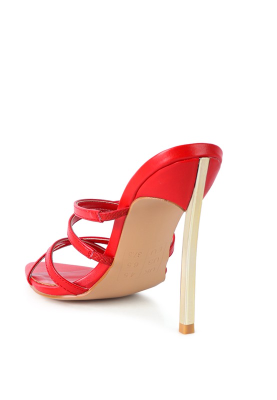 NIGHTCLUB HIGH HEELED NEON ANIMAL SANDALS See size chart under “more details” The Fashion Celestial