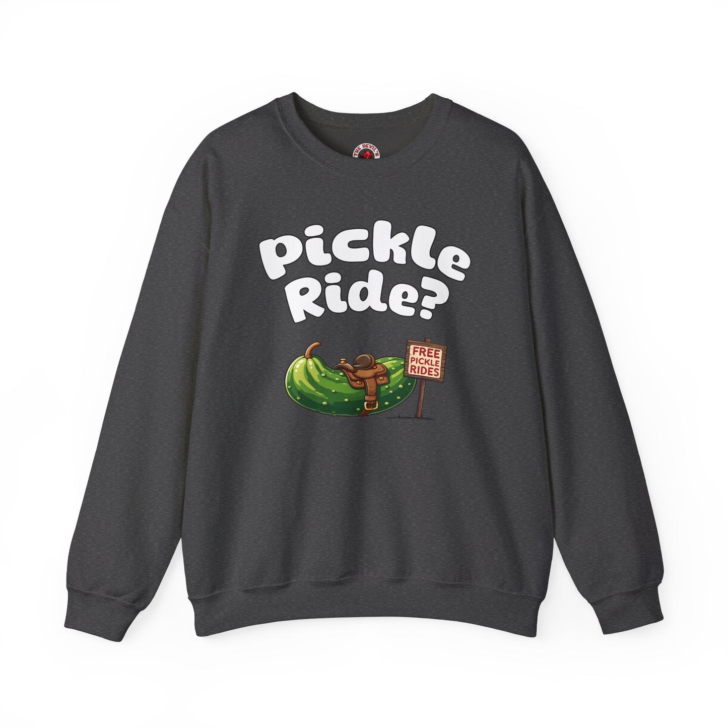 Pickle Ride Crewneck Sweatshirt The Devil's Pickle