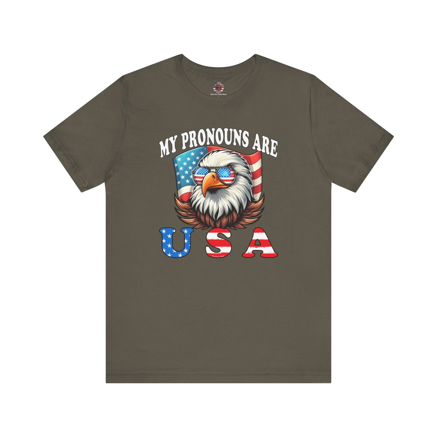 My Pronouns Are U.S.A T-Shirt The Devil's Pickle
