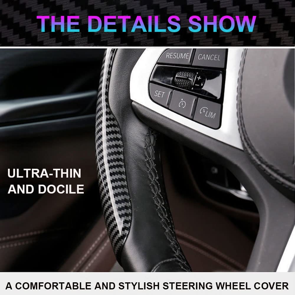 A New Steering Wheel Cover Made of Carbon Fiber That Is Safe And Provides a Non-Slip Grip NovaCart