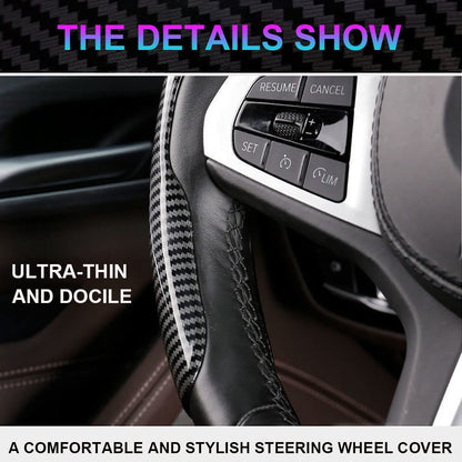 A New Steering Wheel Cover Made of Carbon Fiber That Is Safe And Provides a Non-Slip Grip NovaCart
