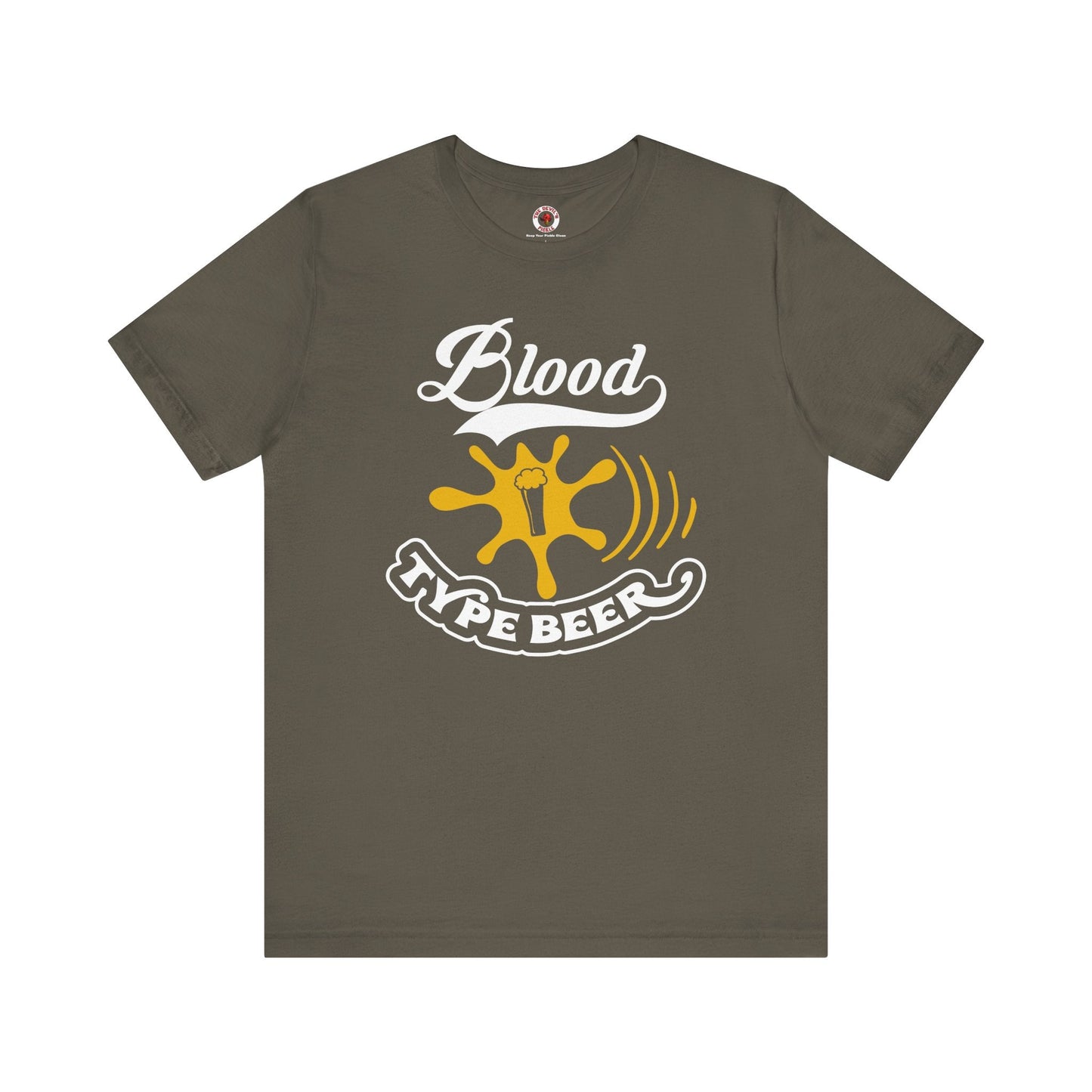 Blood Type Beer T-Shirt The Devil's Pickle