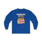 Working On My 6 Pack Long Sleeve Tee The Devil's Pickle