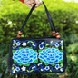 Embroidered Handbag, Double Zipper Bag, Women's Printed Handbag NovaCart