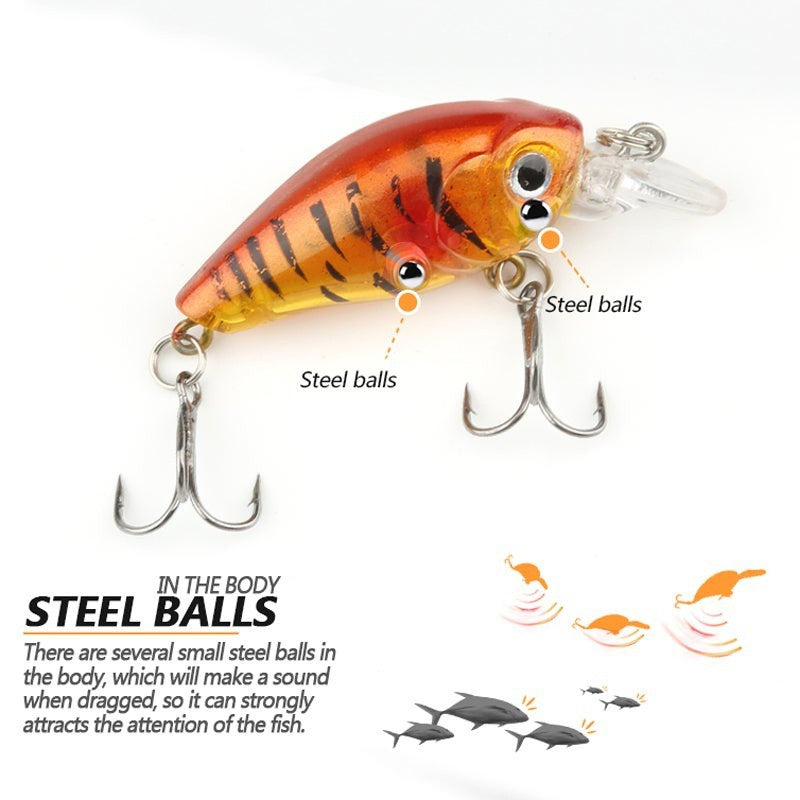 8pcs Crankbait Minnow Lure Set, Floating Artificial Fishing Lures, Topwater Baits NovaCart