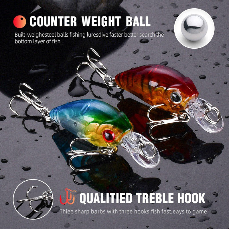 8pcs Crankbait Minnow Lure Set, Floating Artificial Fishing Lures, Topwater Baits NovaCart