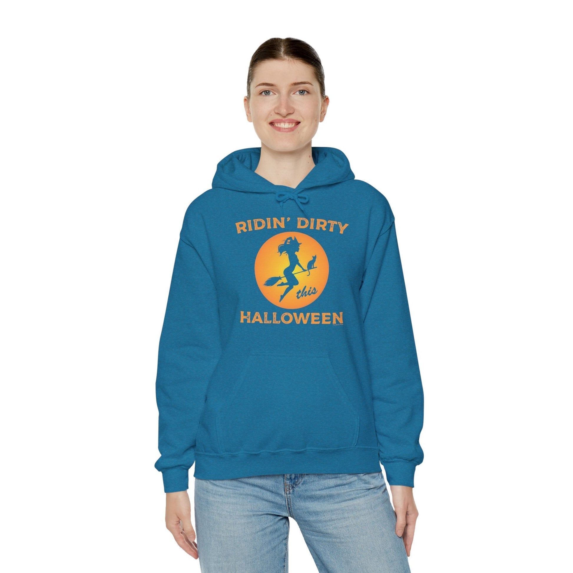 Ridin' Dirty This Halloween Hooded Sweatshirt The Devil's Pickle