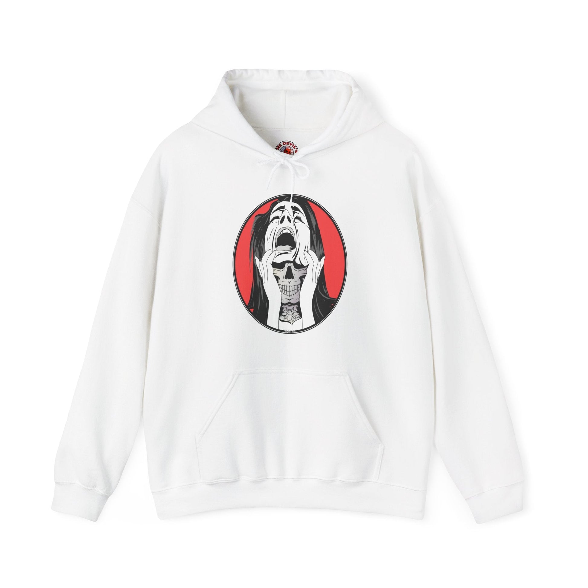 Skull Woman Hooded Sweatshirt The Devil's Pickle