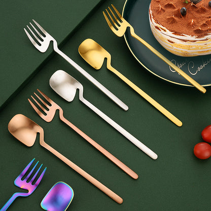 16pcs/24pcs Cutlery Set - Reusable Stainless Steel Dinnerware Set With Long Handle - Tableware Eating Utensils Set - Kitchen Supplies - For Family & Friends - Perfect for Everyday Use & Picnics NovaCart