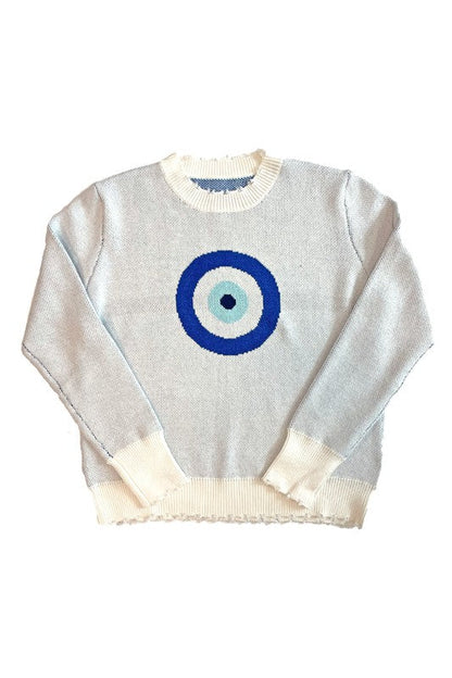 Evil Eye Knit Sweater Shop Style & More | Fresh Looks, Everyday Deals & Free Shipping