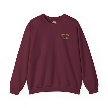 Camel Towing Back Crewneck Sweatshirt The Devil's Pickle