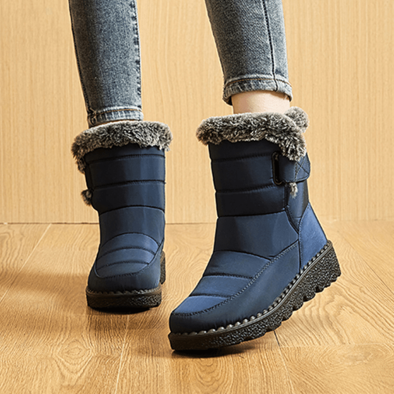 Winter Boots for Women New Long Plush Snow Boots Woman Platform Ankle Boots Warm Shoes NovaCart