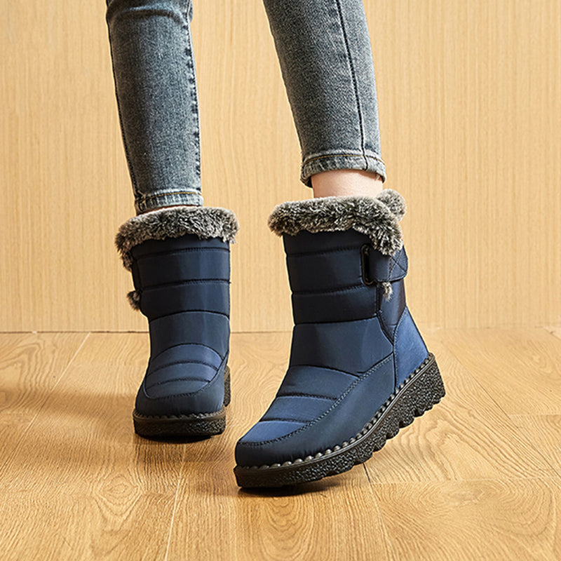 Winter Boots for Women New Long Plush Snow Boots Woman Platform Ankle Boots Warm Shoes NovaCart
