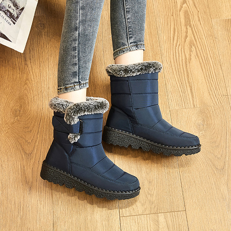 Winter Boots for Women New Long Plush Snow Boots Woman Platform Ankle Boots Warm Shoes NovaCart