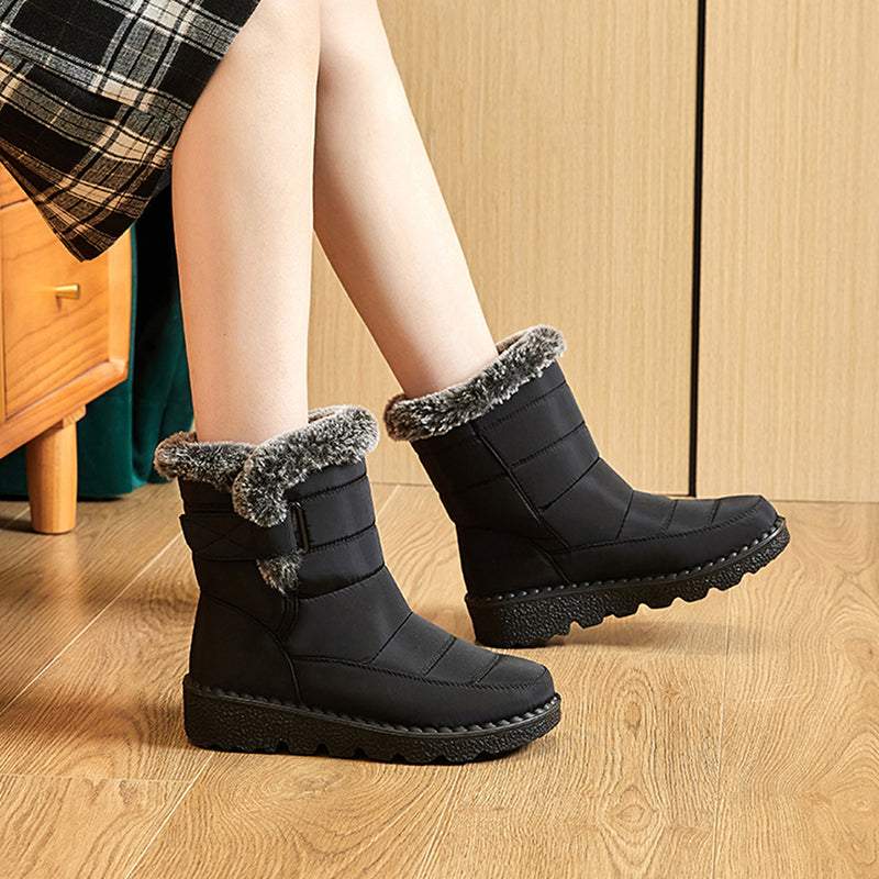 Winter Boots for Women New Long Plush Snow Boots Woman Platform Ankle Boots Warm Shoes NovaCart