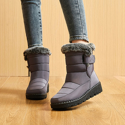 Winter Boots for Women New Long Plush Snow Boots Woman Platform Ankle Boots Warm Shoes NovaCart