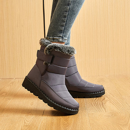 Winter Boots for Women New Long Plush Snow Boots Woman Platform Ankle Boots Warm Shoes NovaCart