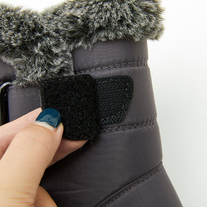Winter Boots for Women New Long Plush Snow Boots Woman Platform Ankle Boots Warm Shoes NovaCart