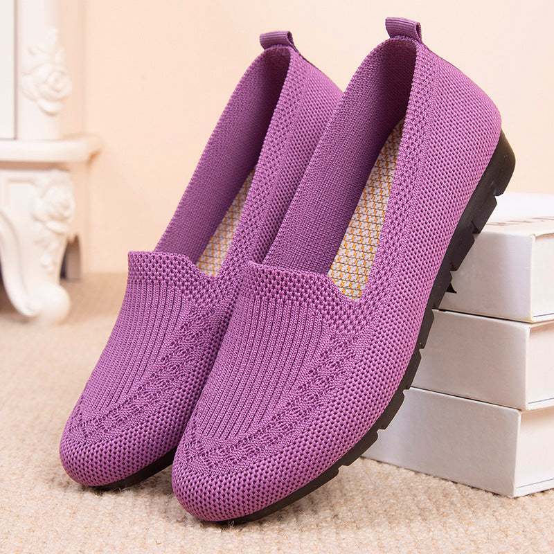 [Breathable Summer Loafers] Breathable & Lightweight Women's Casual Summer Mesh Flat Shoes | Slip-on Loafers with Fabric Upper and Rubber Sole NovaCart