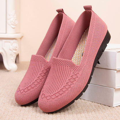 [Breathable Summer Loafers] Breathable & Lightweight Women's Casual Summer Mesh Flat Shoes | Slip-on Loafers with Fabric Upper and Rubber Sole NovaCart