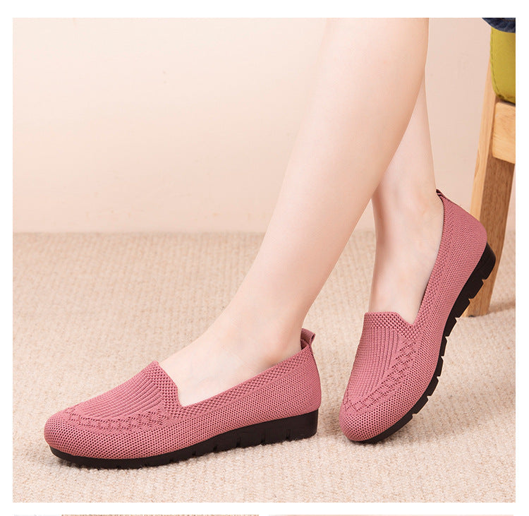 [Breathable Summer Loafers] Breathable & Lightweight Women's Casual Summer Mesh Flat Shoes | Slip-on Loafers with Fabric Upper and Rubber Sole NovaCart