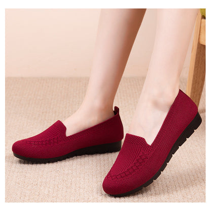[Breathable Summer Loafers] Breathable & Lightweight Women's Casual Summer Mesh Flat Shoes | Slip-on Loafers with Fabric Upper and Rubber Sole NovaCart