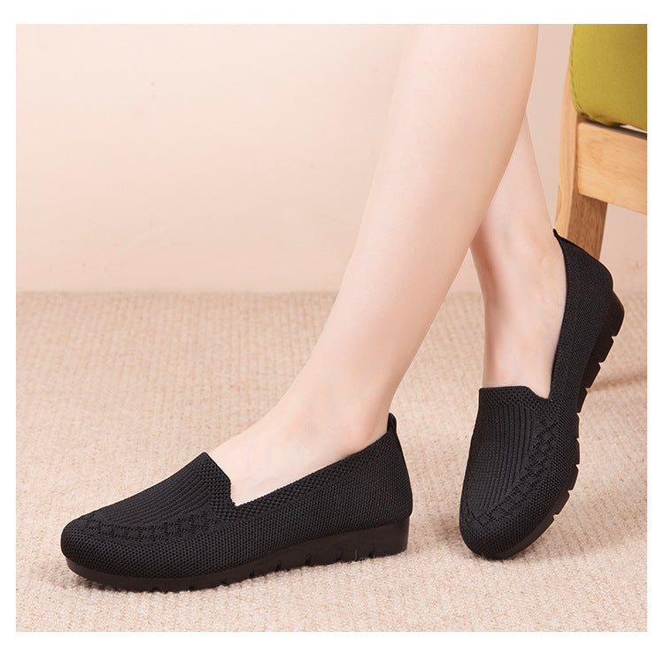 [Breathable Summer Loafers] Breathable & Lightweight Women's Casual Summer Mesh Flat Shoes | Slip-on Loafers with Fabric Upper and Rubber Sole NovaCart