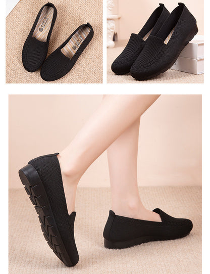 [Breathable Summer Loafers] Breathable & Lightweight Women's Casual Summer Mesh Flat Shoes | Slip-on Loafers with Fabric Upper and Rubber Sole NovaCart