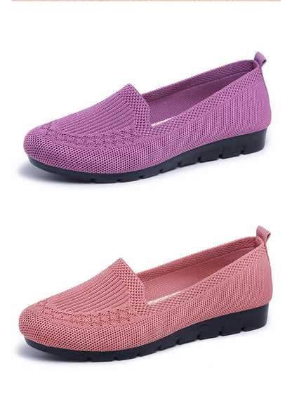 [Breathable Summer Loafers] Breathable & Lightweight Women's Casual Summer Mesh Flat Shoes | Slip-on Loafers with Fabric Upper and Rubber Sole NovaCart