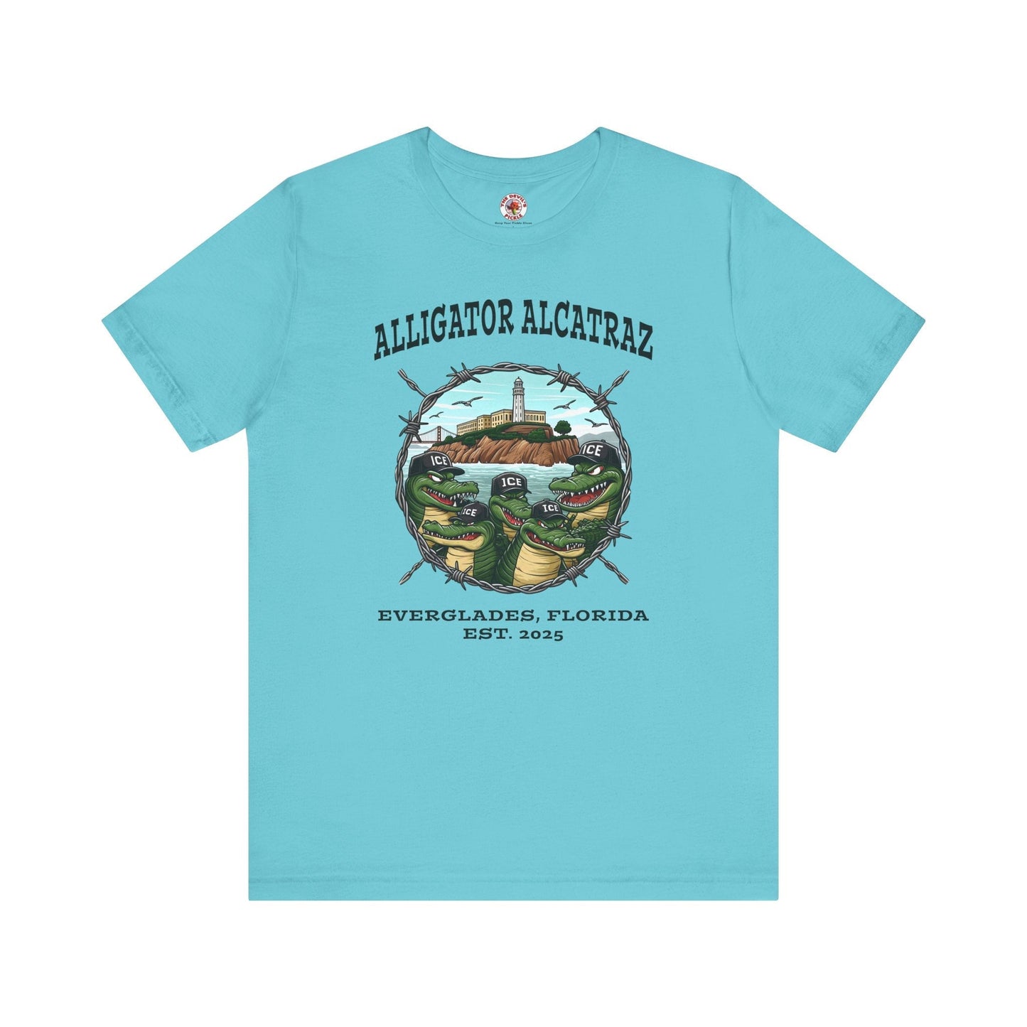 Alligator Alcatraz T-Shirt The Devil's Pickle