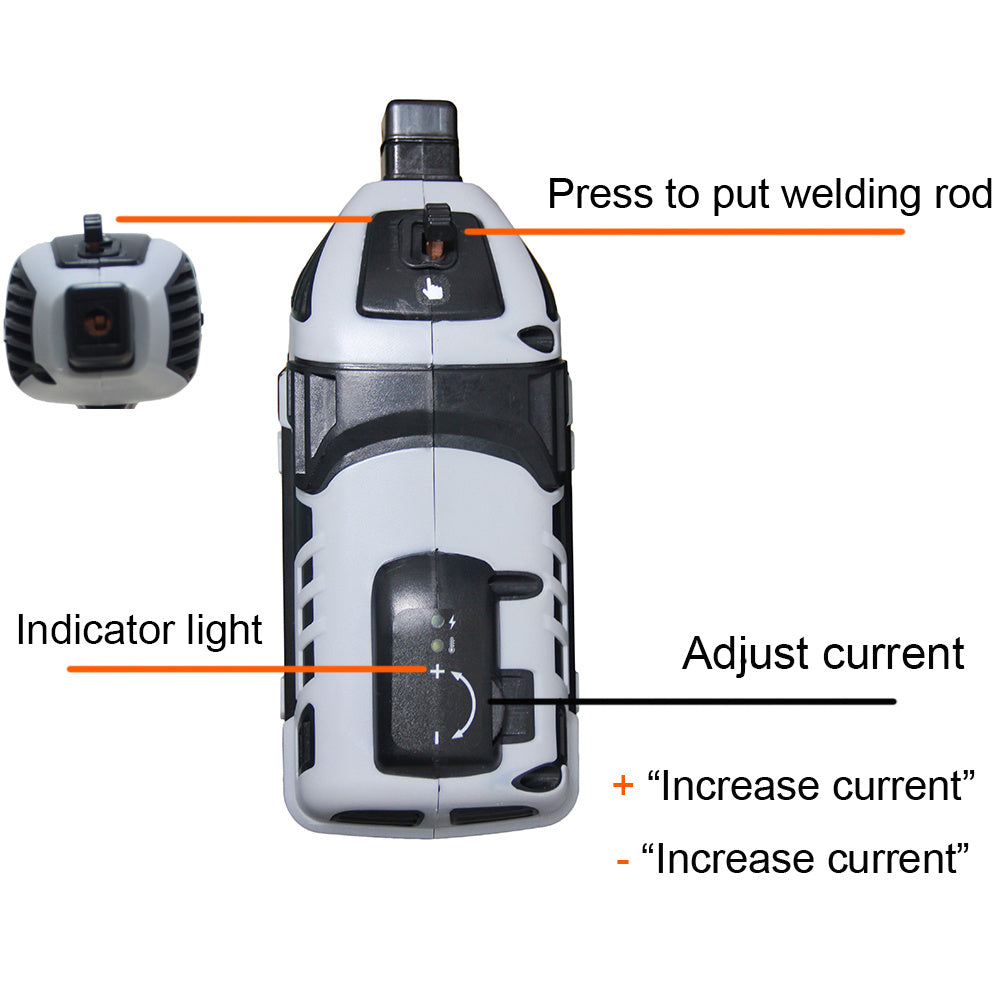 4600W High-Efficiency Semi-Automatic Welding Machine - 110V Handheld Arc Welder, with Digital Intelligent Current Thrust, Fits 2.5mm Electrodes, Portable Welder for Professional Use NovaCart