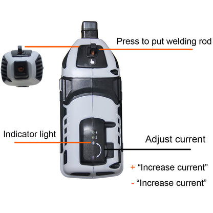 4600W High-Efficiency Semi-Automatic Welding Machine - 110V Handheld Arc Welder, with Digital Intelligent Current Thrust, Fits 2.5mm Electrodes, Portable Welder for Professional Use NovaCart