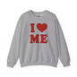 I Heart Me Crewneck Sweatshirt The Devil's Pickle