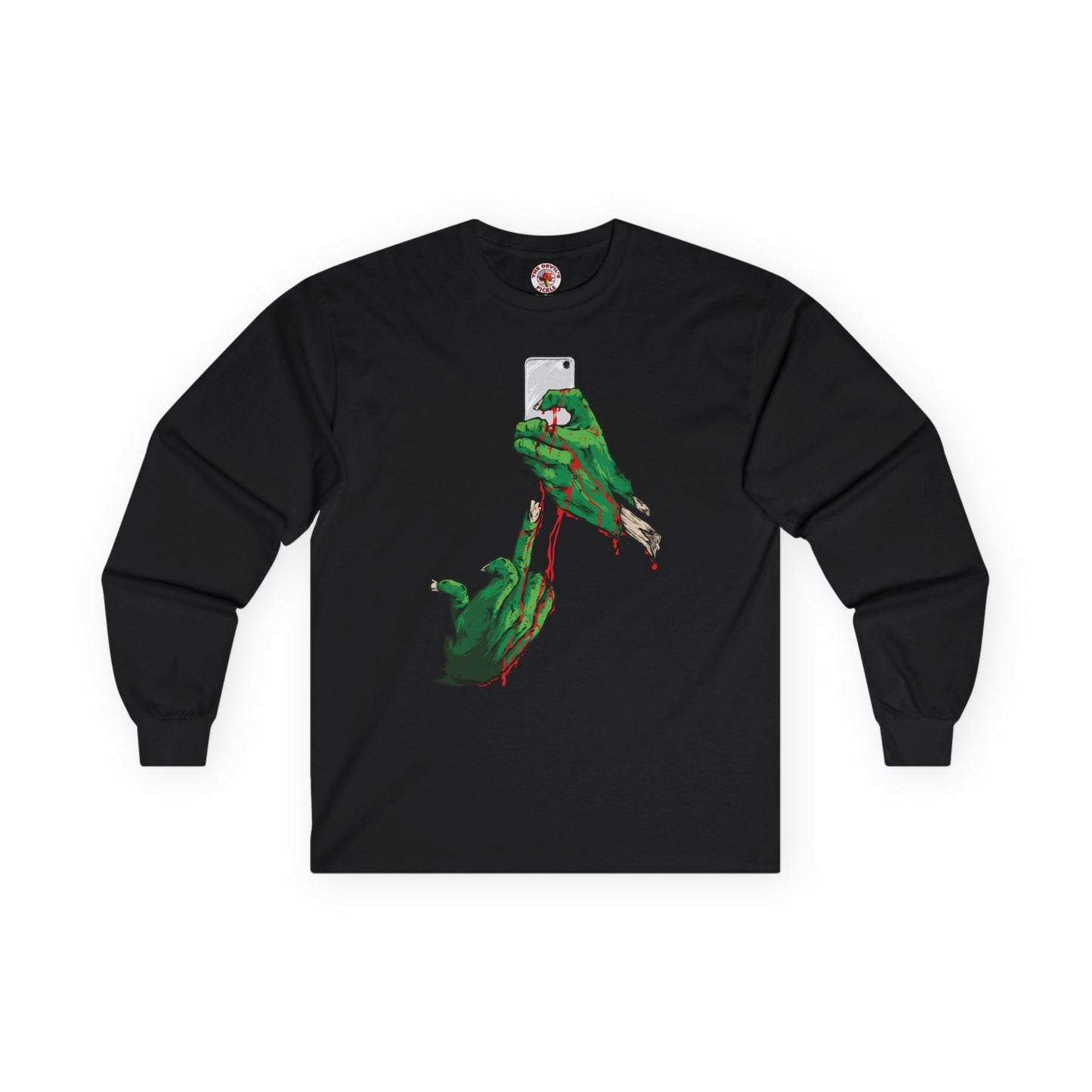 Selfie Monster Long Sleeve Tee The Devil's Pickle