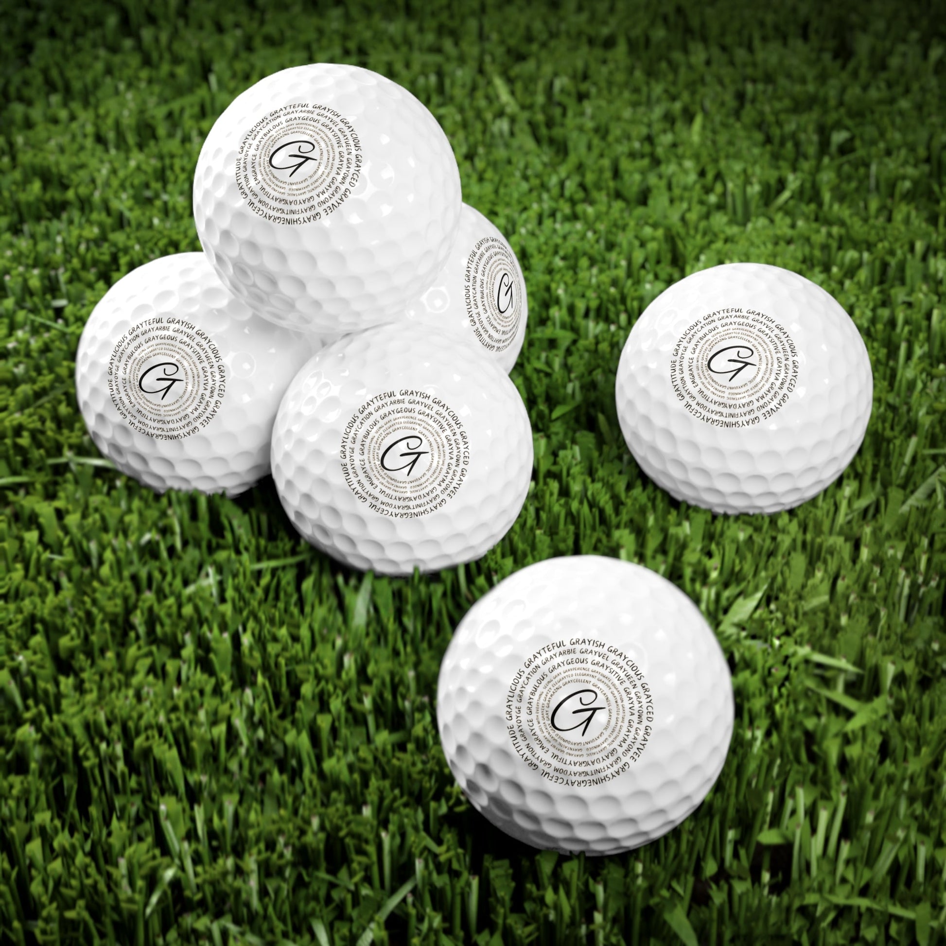 Golf Balls, 6pcs Grayceful LLC