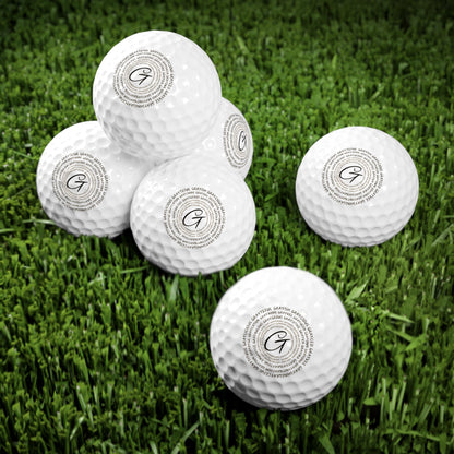 Golf Balls, 6pcs Grayceful LLC