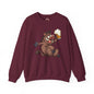 Beer Drinking Boar Crewneck Sweatshirt The Devil's Pickle